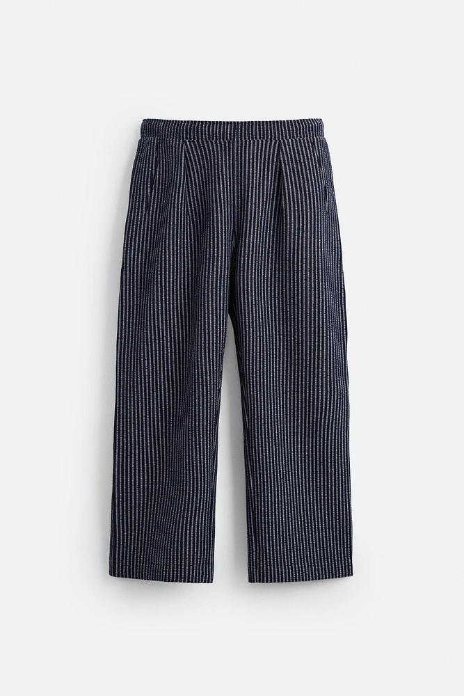 PANTALON RELAXED FIT SEERSUCKER