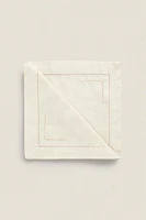 HEMSTITCHED COTTON NAPKINS (PACK OF 2)