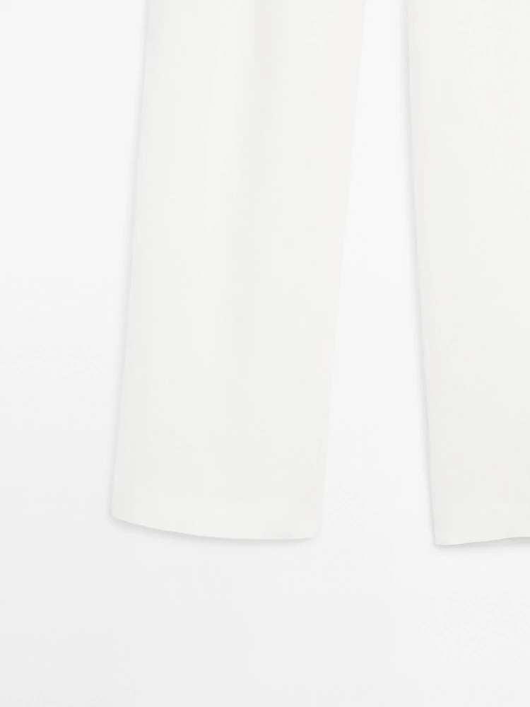 Pantalon droit fluide à pince - Limited Edition