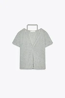 T-SHIRT DOUBLE HALTER