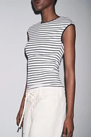 RIBBED T-SHIRT