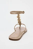 SANDALES PLATES FANTAISIE