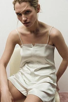 SATIN EFFECT TANK TOP