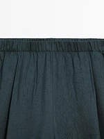 Pantalon fluide effet froiss