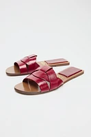 CROSSED LEATHER UPPER
