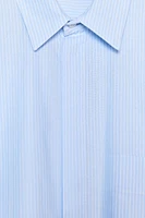 CHEMISE COURTE EN POPELINE