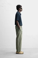 RIB TEXTURED POLO SHIRT