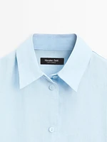 Flowing 100% linen shirt