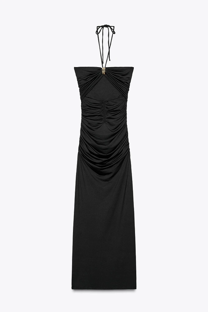 CUT OUT MIDI DRESS