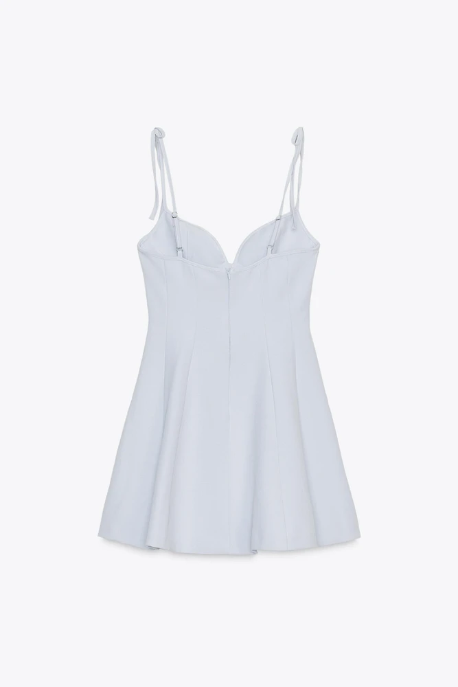 BOW DETAIL SHORT DRESS