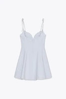 BOW DETAIL SHORT DRESS
