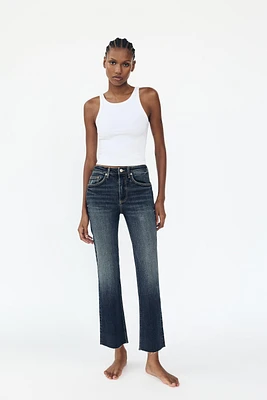 JEAN TRF CROPPED FLARE TAILLE HAUTE