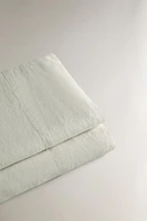 (160 GxM²) WASHED LINEN FLAT SHEET