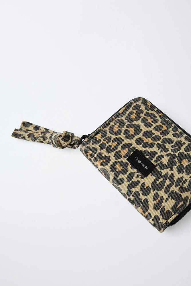 PORTEFEUILLE ANIMAL PRINT