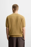 CARDIGAN MANCHES COURTES
