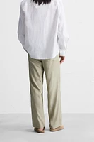 LYOCELL - LINEN WASHED PANTS