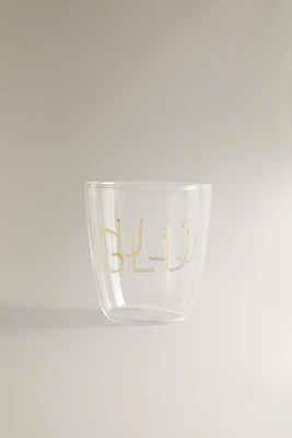 VERRE BOROSILICATE INSCRIPTION
