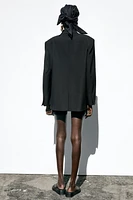 VESTE OVERSIZE À ÉPAULETTES