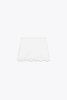 EMBROIDERED SHORTS