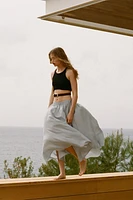 JUPE MIDI FLUIDE VOLUME