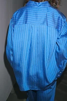 ZW COLLECTION OVERSIZED STRIPED SHIRT