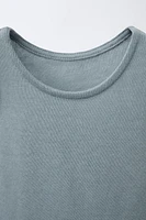 RUFFLE T-SHIRT