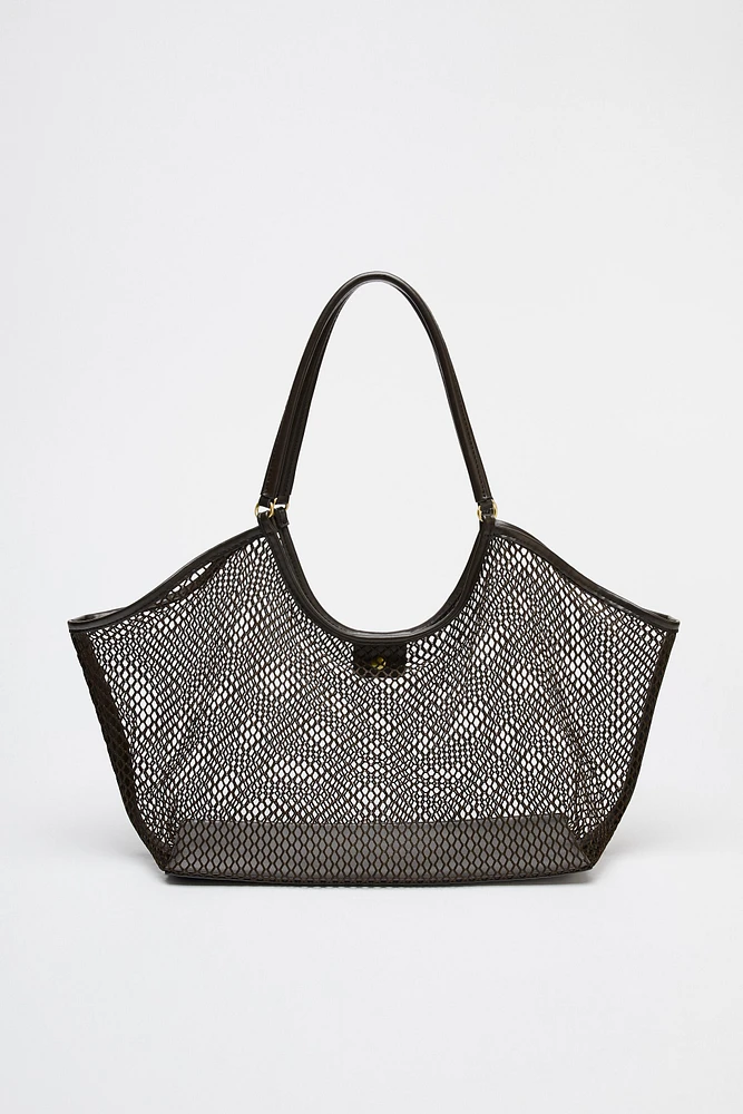 MESH SHOPPER BAG