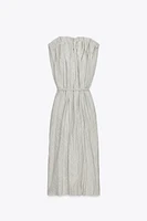ROBE PLISSÉE AVEC LIN ZW COLLECTION