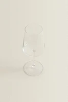 CONICAL CRYSTALLINE WINE GLASS