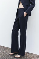 STRAIGHT MID-RISE PANTS