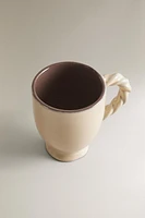 TASSE TERRE CUITE TRESSÉE