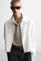 VESTE 100 % LIN