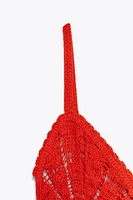 TOP PÉPLUM CROCHET