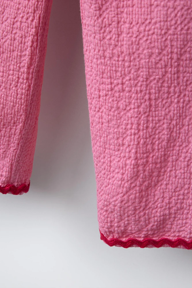 PANTALON TEXTURÉ ONDULINE