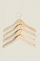 PACK OF CHILDREN’S WOODEN HANGERS (PACK OF 4)