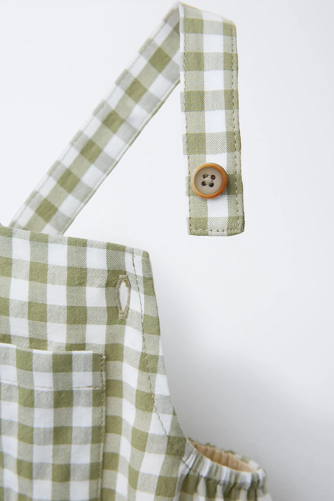 GINGHAM JUMPSUIT