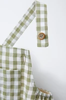 GINGHAM JUMPSUIT