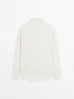 100% linen regular fit shirt