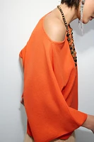 TOP CAPE EN MAILLE UNIE