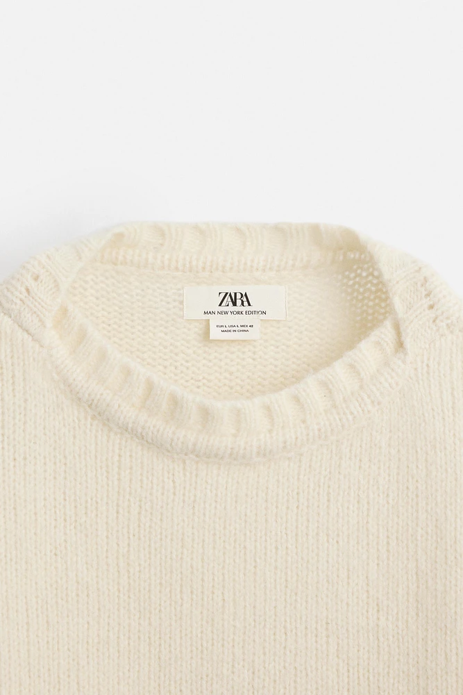 LIMITED EDITION TEXTURED SWEATER