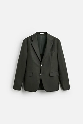 SUIT JACKET 100% LINEN