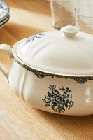 FLORAL EARTHENWARE TUREEN
