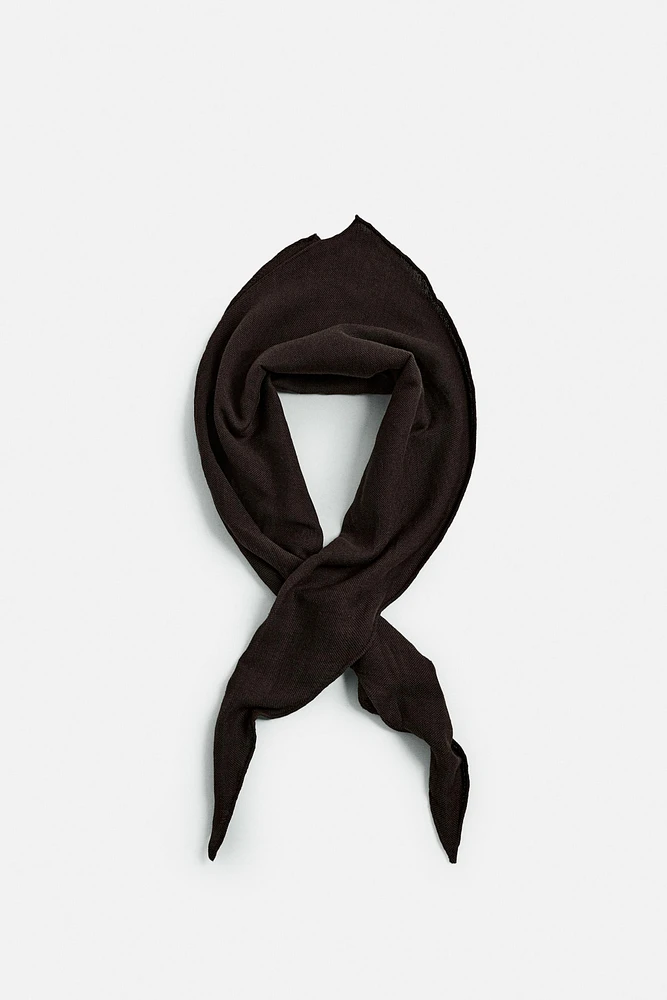 BANDANA EN COTON ET LIN ÉDITION LIMITÉE