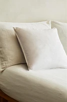 COUSSIN DE GARNISSAGE EN PLUMES HOUSSE COTON