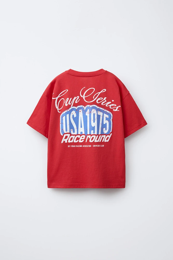 T-SHIRT IMPRIMÉ EN RELIEF