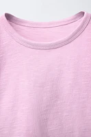SLUB PLAIN T-SHIRT