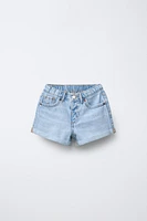 SHORT EN JEAN MOM FIT