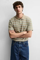 POLO PIQUÉ RAYURES