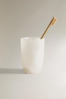 ALABASTER TOOTHBRUSH GLASS