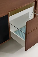 CONSOLE RANGEMENT CHÊNE